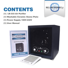 Load image into Gallery viewer, Enerzen by OION Technologies LB-333 Advanced 3-in1 Air Purifier 3600 Sq. Ft. Ozone Ionizer Cleaner Clean Air