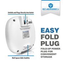 Load image into Gallery viewer, Enerzen O-111 Negative Ion and 50mg/h Ozone Generator - High Output Wall Plug In Travel Air Purifier Deodorizer Ionizer - Bathroom Pet Hair Odor Allergies Smoke Bacteria Eliminator